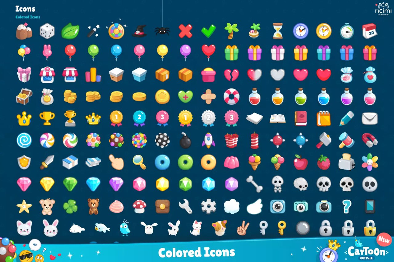 Cartoon GUI Pack📱 - изображение 3